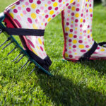 What is aerating your lawn?