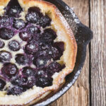 Mike Pope's Blueberry dutch baby pancakes iron skillet recipe