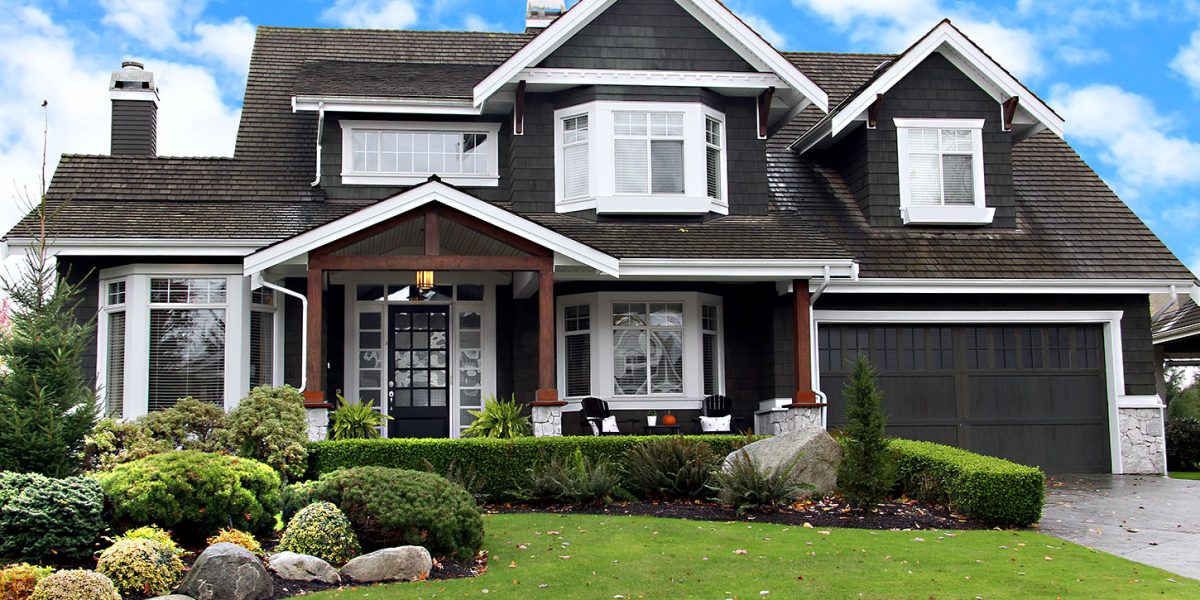 Beautiful upscale home in a Canadian neighborhood.