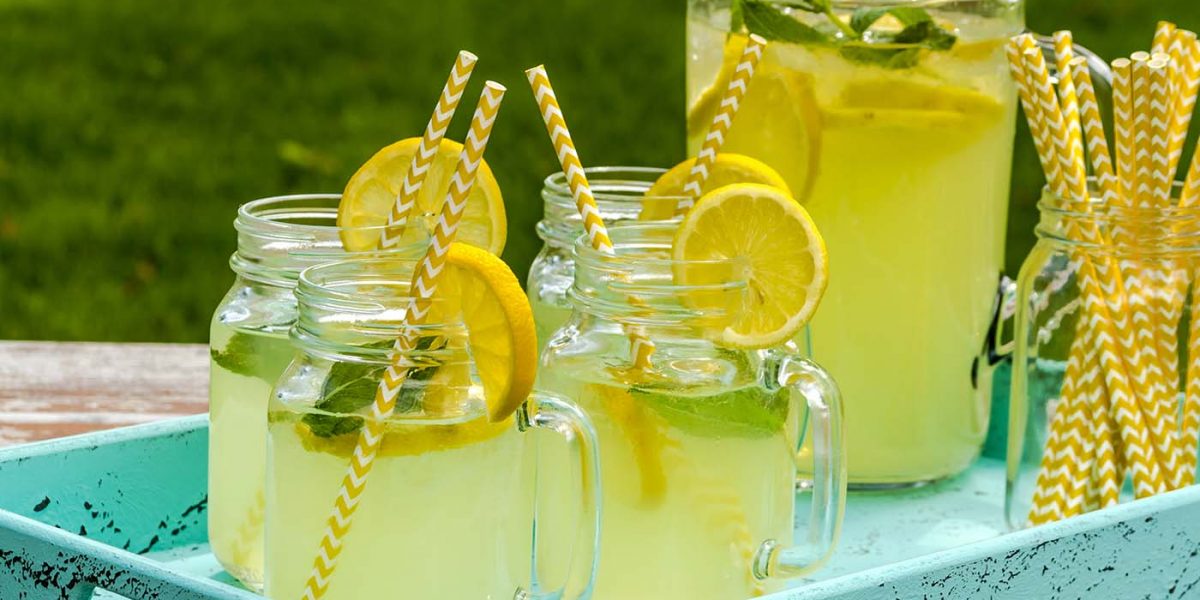 Lemonade pitcher